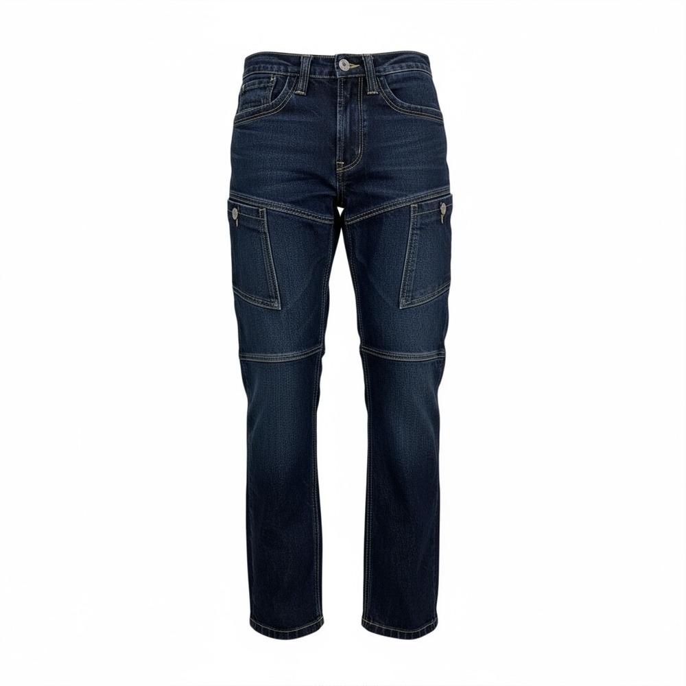 Play Cloths Jeans Size 30 Mens Dark Wash Denim Button Fly Utility‎